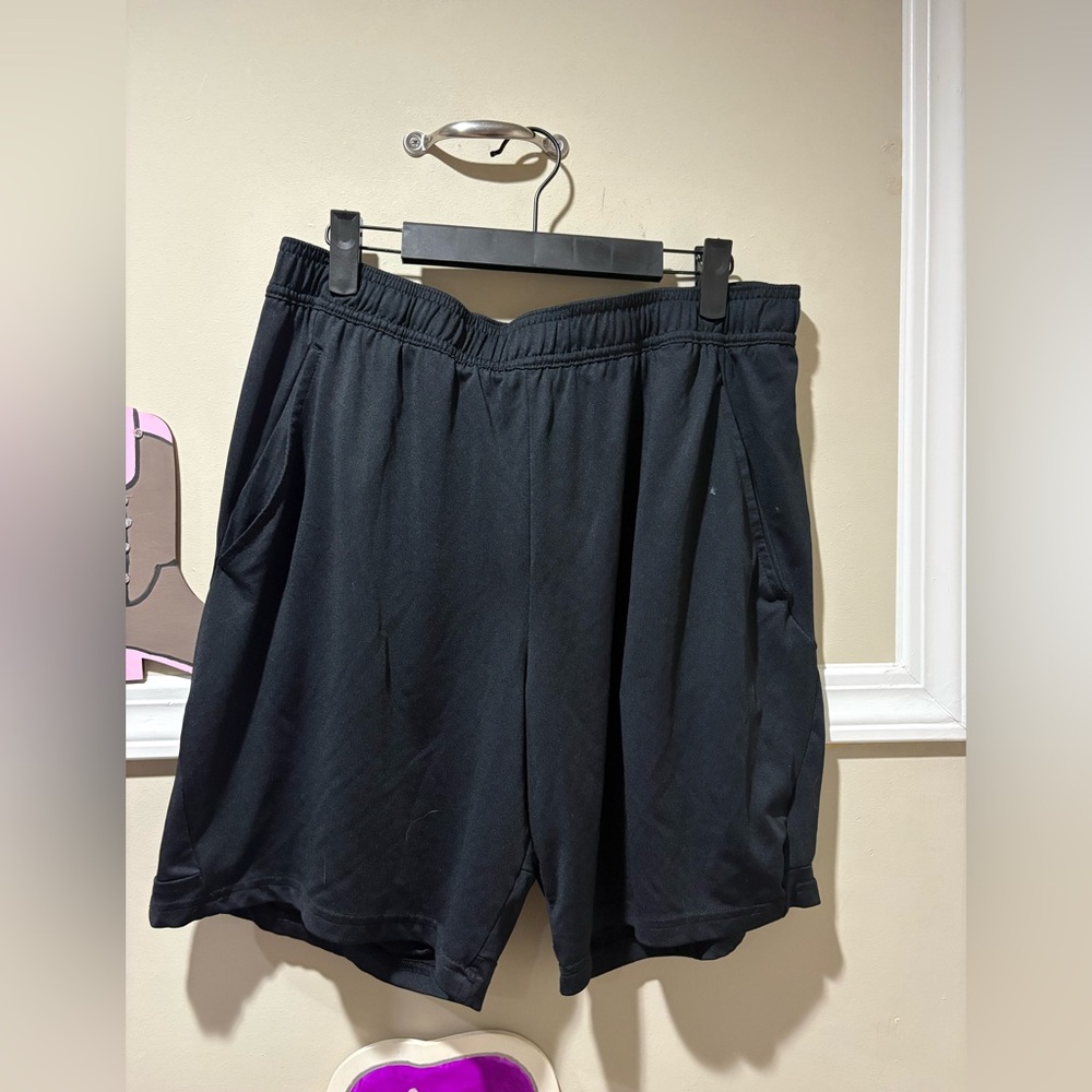 All in Motion Men's Athletic Black Shorts